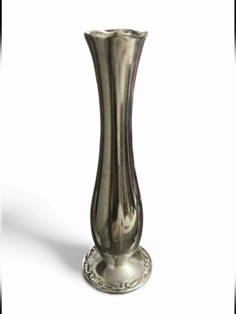 Vintage Silver-plated Bud Vase